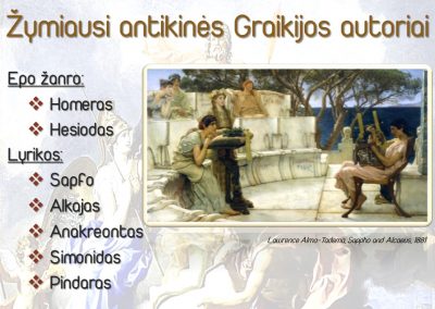 Dievų pasaulio vaizdas senosios Graikijos epe ir lyrikoje (6)