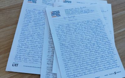 Nacionalinį diktantą rašė ir mūsų gimnazistai