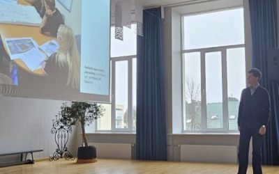 Gimnazijoje viešėjo architektas iš Vilniaus Gedimino Technikos universiteto