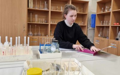 Chemijos konkurso I-ajame etape geriausiai iš šalies moksleivių pasirodė mūsų gimnazistė Emilia Sebeckis