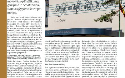Straipsnis naujausiame „Reitingų” žurnale