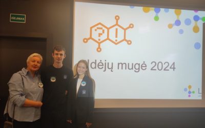Antrokai gimnazistai dalyvavo „Idėjų mugėje“ Vilniuje