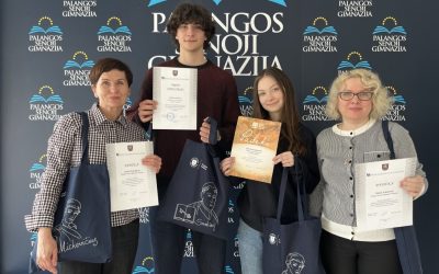Mūsų gimnazisto Eriko Suchanovo esė Respublikiniame kalbininkų konkurse pelnė I-ąją vietą!